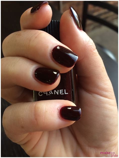 chanel nail polish rouge noir|chanel in rouge noir review.